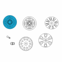 OEM 2004 Scion xB Wheel, Steel Diagram - 42611-52120