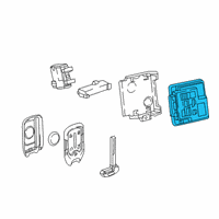 OEM 2021 Chevrolet Traverse Module Diagram - 13518841