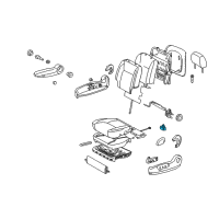 OEM Toyota Sienna Control Switch Diagram - 87501-AE010