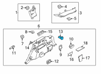 OEM Kia Sedona Accessory Socket Assembly Diagram - 95120A9000