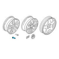 OEM 2022 BMW X3 LIGHT ALLOY RIM FERRICGREY Diagram - 36-11-6-877-327