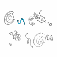 OEM 2017 Toyota Camry Brake Hose Diagram - 90947-A2060