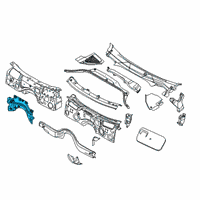 OEM 2020 BMW X3 Sound Insulating Dash Panel Engine Room Diagram - 51-48-6-993-013