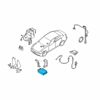 OEM 2004 Infiniti G35 Module Assy-Anti Skid Diagram - 47851-AM900