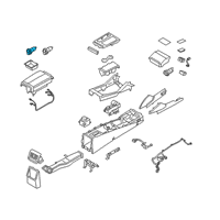 OEM 2021 Kia Stinger Charger Assembly-Usb Diagram - 96125J5200