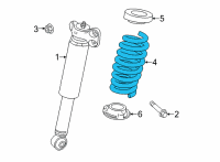 OEM 2021 Cadillac CT4 Coil Spring Diagram - 84789296