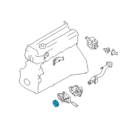 OEM 2000 Nissan Altima Pulley-Fan & Water Pump Diagram - 21051-30R01