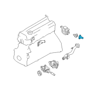 OEM 1998 Nissan Altima Inlet-Water Diagram - 13049-F4400