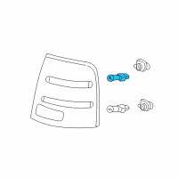 OEM 2006 Ford Expedition Tail Light Bulbs Diagram - 6E5ZZ13466AB