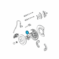 OEM 1999 Dodge Stratus Seal-Brake Support Diagram - 4509544