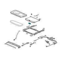 OEM 1999 Honda Accord Handle, Sunshade *B96L* (LIGHT LAPIS) Diagram - 70611-S84-A01ZA