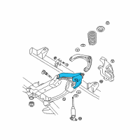 OEM 2006 Dodge Ram 1500 Lower Control Arm Diagram - 5290614AE