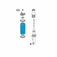 OEM 2021 Chevrolet Colorado Coil Spring Diagram - 23426905