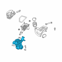 OEM 2005 Chevrolet Cobalt Intake Duct Diagram - 15229301