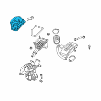 OEM 2010 Chevrolet Cobalt Cover-Air Cleaner Housing Diagram - 25803505