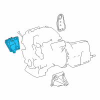 OEM Dodge Sprinter 2500 Support-Engine Diagram - 68013869AA