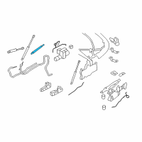 OEM 2010 BMW 128i Right Hydraulic Cylinder, Soft-Top Lid Diagram - 54-34-7-190-670