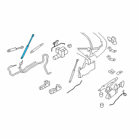 OEM 2010 BMW 128i Hydraulic Cylinder, Tensioning Rod Right Diagram - 54-34-7-190-668