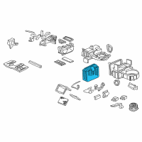 OEM Acura RL Evaporator Diagram - 80211-SZ3-A01