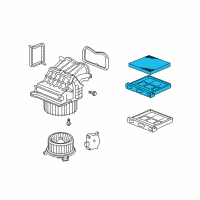 OEM 2005 Acura TSX Filter, Air Conditioner Diagram - 80290-SWA-003