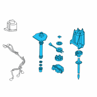 OEM 1991 GMC C1500 Distributor Diagram - 1103725