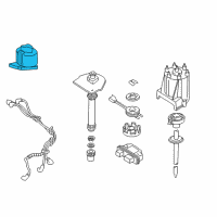 OEM Chevrolet C20 Suburban Coil Diagram - 12498335