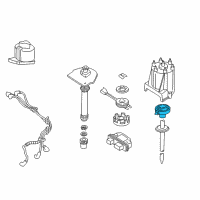 OEM Chevrolet V10 Rotor Diagram - 19110934