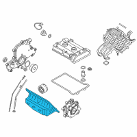 OEM 2014 BMW i3 Oil Pan Diagram - 11-13-8-543-831