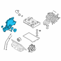 OEM BMW i3 Timing Case Cover Diagram - 11-14-8-546-149