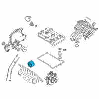 OEM 2016 BMW i3 Oil Filter Diagram - 11-42-7-673-541