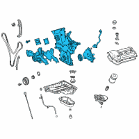 OEM Toyota Front Cover Diagram - 11310-31014