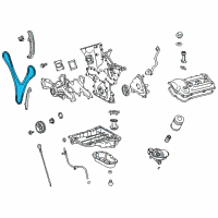 OEM Toyota FJ Cruiser Timing Chain Diagram - 13506-AD010