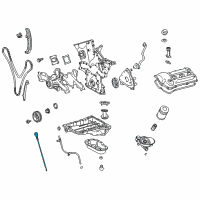 OEM 2003 Toyota 4Runner Dipstick Diagram - 15301-31060