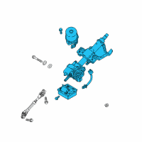 OEM 2019 Hyundai Accent Column Assembly-Steering Diagram - 56310-J0600