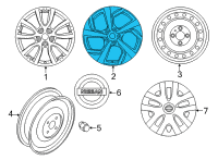 OEM Nissan Rogue Sport Wheel-Aluminum Diagram - D0C0M-HV05A