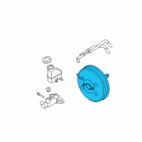 OEM Kia Booster Assembly-Brake Diagram - 591104Z300