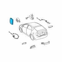 OEM 2013 Toyota Prius Plug-In Control Module Diagram - 89990-47171