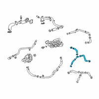 OEM Chevrolet Silverado Hoses Diagram - 12687164