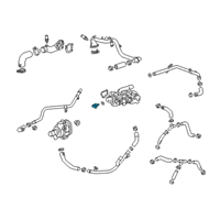 OEM 2019 Chevrolet Silverado 1500 Temperature Sensor Diagram - 55489870