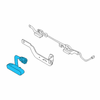 OEM 2017 Ford Police Interceptor Utility Lamp Assembly Diagram - DG1Z-15442-K