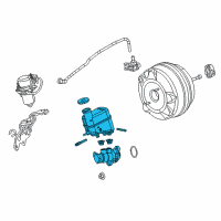 OEM 2016 Chrysler 200 Cylinder-Brake Diagram - 68245358AC