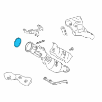 OEM 2016 Lexus RC200t Gasket, Turbine Outlet Diagram - 17279-0W020