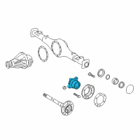 OEM 2016 Toyota Tundra Hub & Bearing Diagram - 42450-0C011