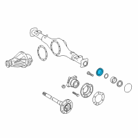 OEM 2007 Toyota Tundra Hub & Bearing Seal Diagram - 90310-A0004