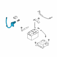 OEM Nissan Rogue Cable-Battery To Converter Diagram - 24112-4BA5A