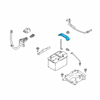 OEM Nissan Rogue Frame-Battery Diagram - 24427-4BC0A