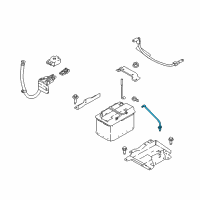 OEM Nissan Rogue Tube Assy-Battery Diagram - 24413-4BC0B