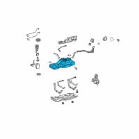 OEM 2009 Toyota FJ Cruiser Fuel Tank Diagram - 77001-3D551