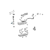 OEM 2014 Toyota FJ Cruiser Fuel Gauge Sending Unit Diagram - 83320-35640