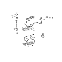 OEM 2013 Toyota FJ Cruiser Fuel Gauge Sending Unit Diagram - 83320-35640